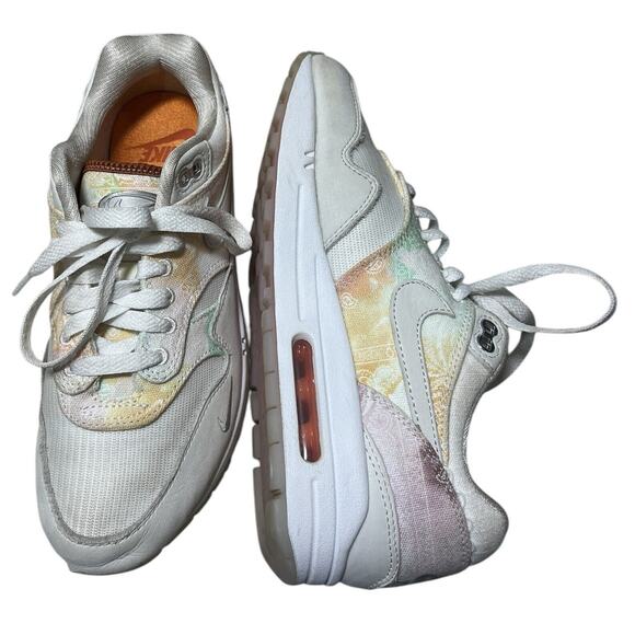 Nike Air Max 1 '87 Women's 7.5 White Phantom White Mint FJ7734 101 Sneakers - Picture 1 of 8